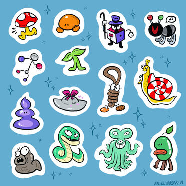 Enemy Sticker Sheet